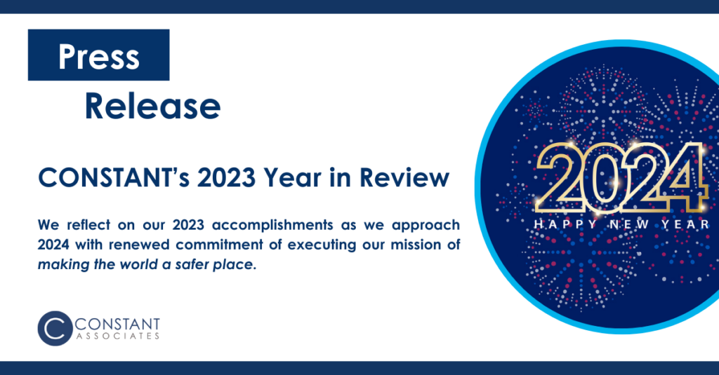 Press Release - CONSTANT's 2023 Year in Review.