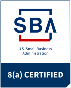 SBA U.S. Small Business Administration, 8(a) Certified.