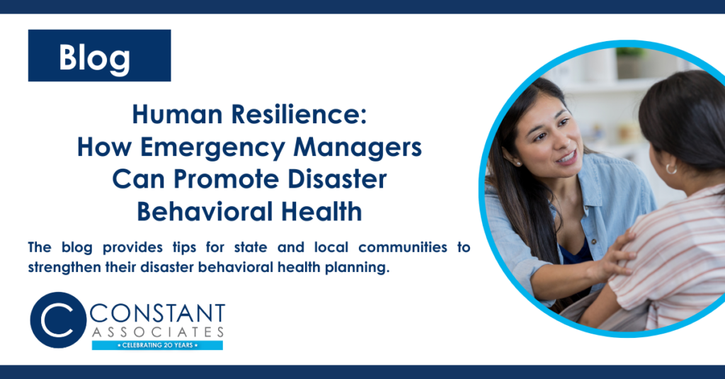 Human Resilience: How Emergency Managers Can Promote Disaster ...