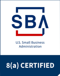 SBA 8(a) certified logo.