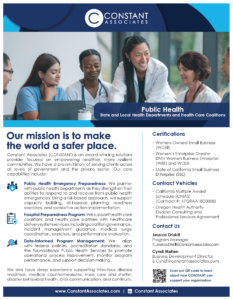 CONSTANT SLTT Public Health Capability Statement.